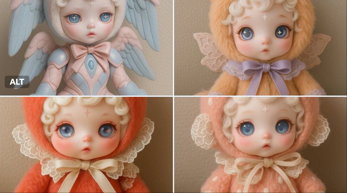 Image Generation - Cute designer doll