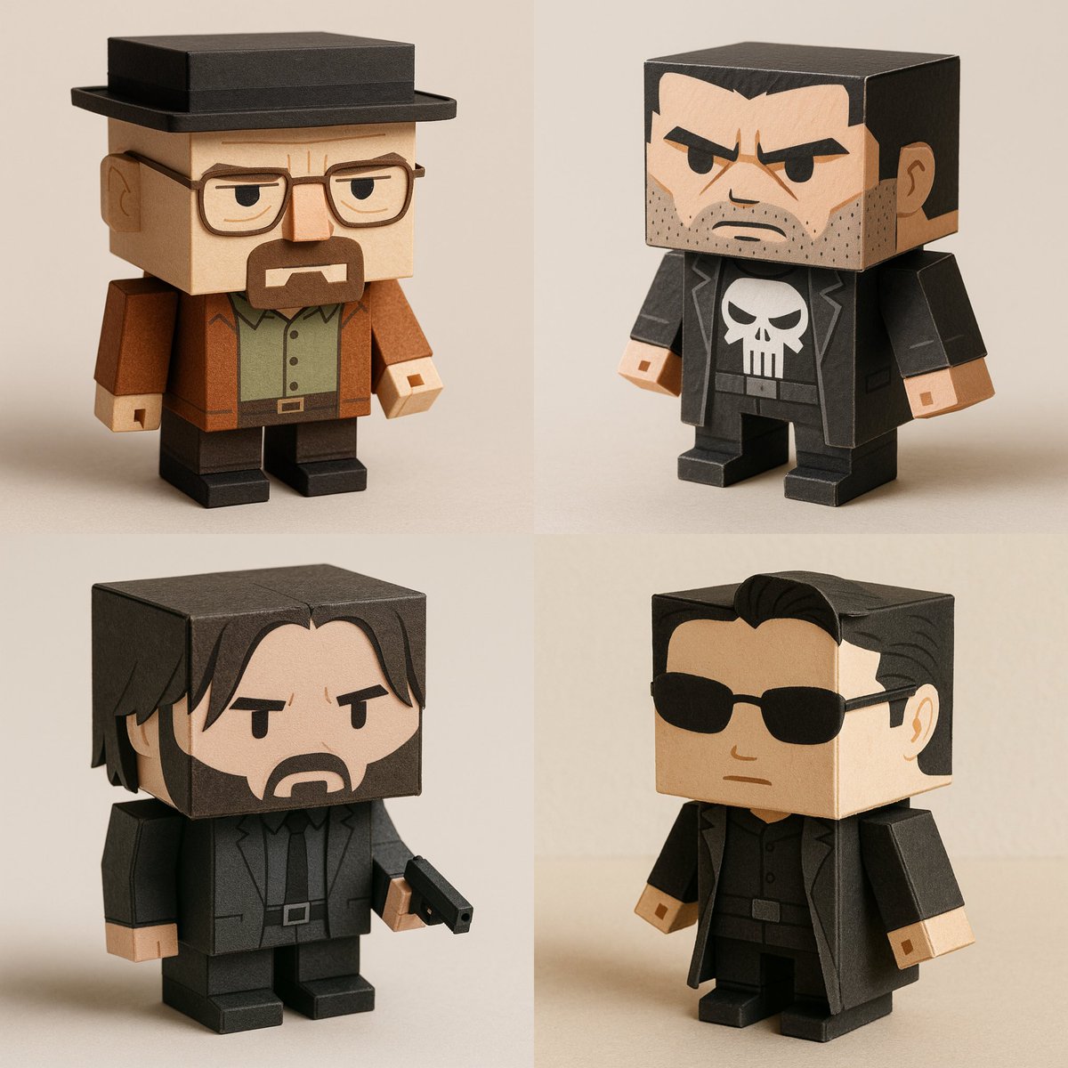 Awesome GPT4o/GPT-4o Image Prompts-超细节盒状纸艺玩具