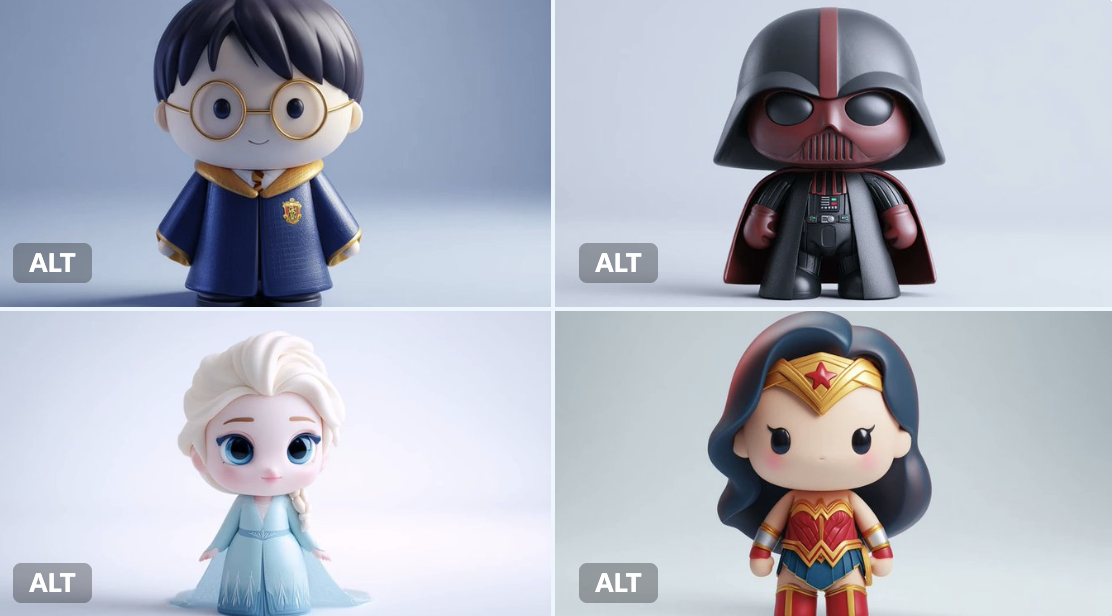 Fun style 3D vinyl toys