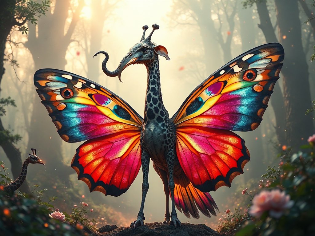 Awesome GPT4o/GPT-4o Image Prompts-超现实鸟类幻想