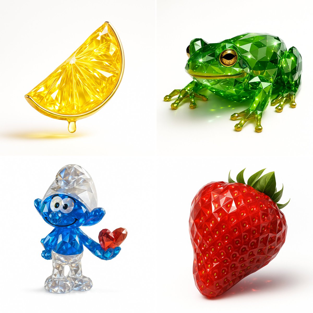 Rendering gemstones - GPT4o Image Prompts