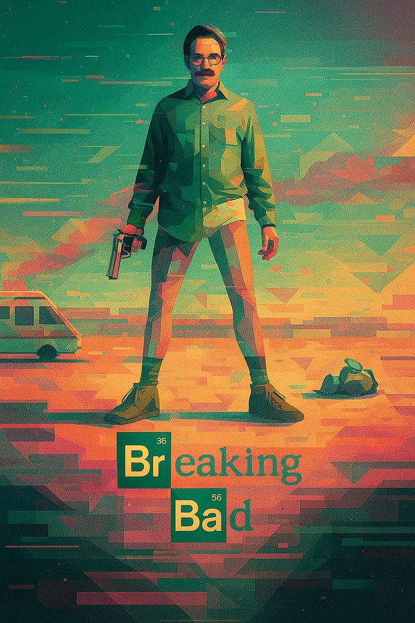 Awesome GPT4o/GPT-4o Image Prompts-超现实几何艺术风格的数字插画