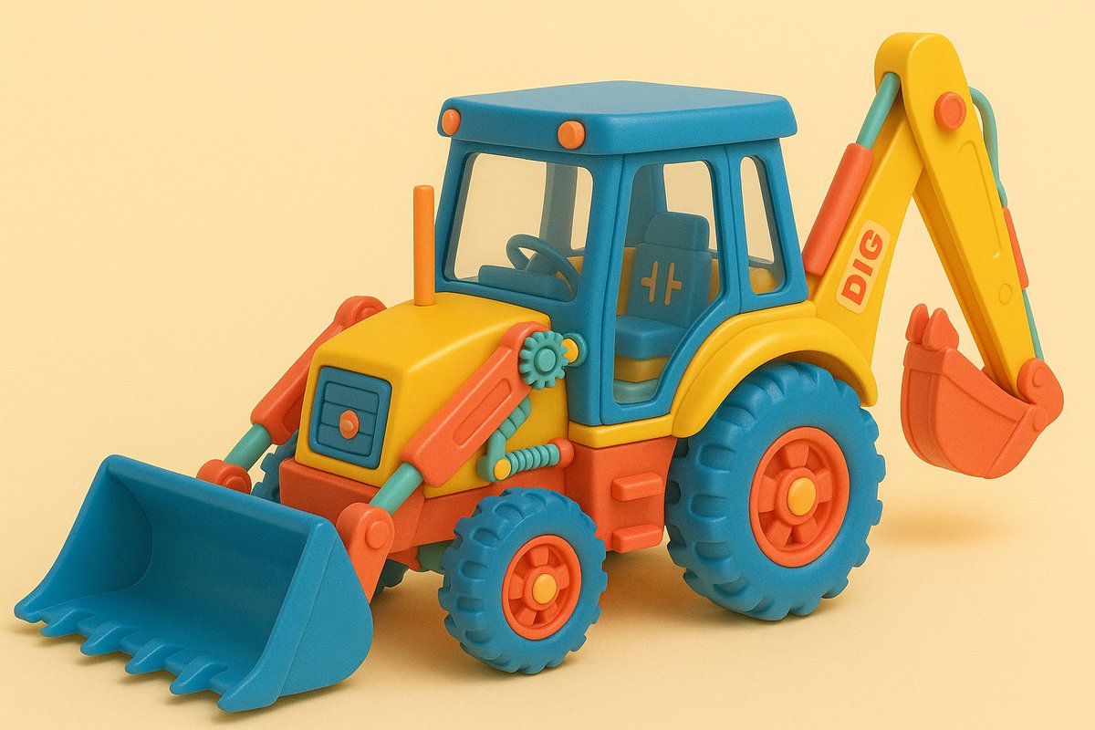 Image Generation - Custom textured retro toys