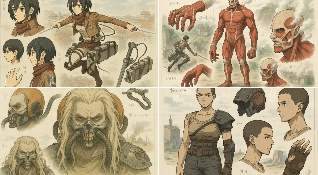 Awesome GPT4o/GPT-4o Image Prompts-动漫机甲风格化机械设计图