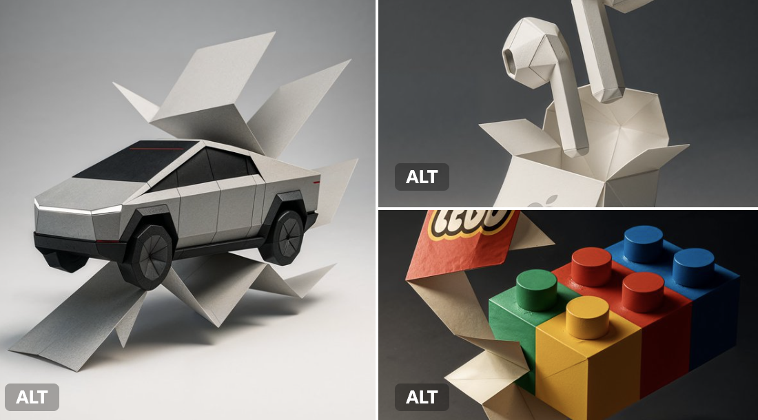 Awesome GPT4o/GPT-4o Image Prompts-品牌折叠纸