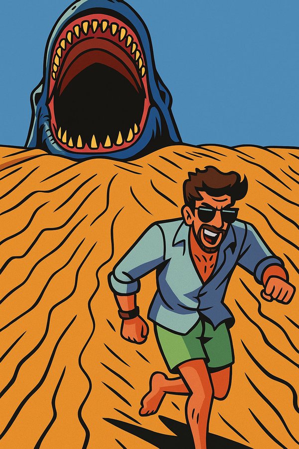 Illustration - 90s American cartoon stop-motion animation style illustration