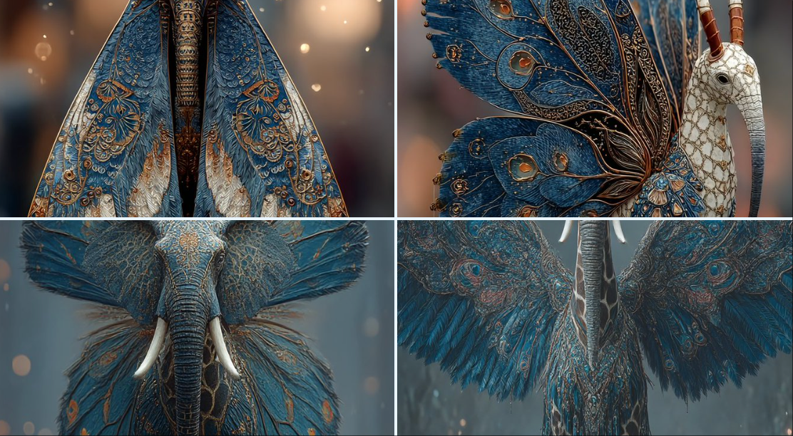 Awesome GPT4o/GPT-4o Image Prompts-超现实鸟类幻想