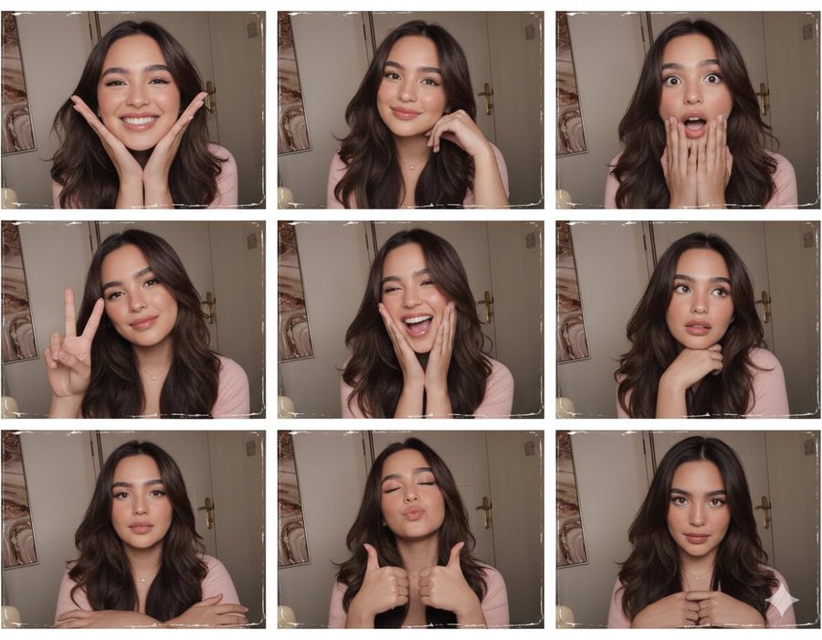 Making big head stickers