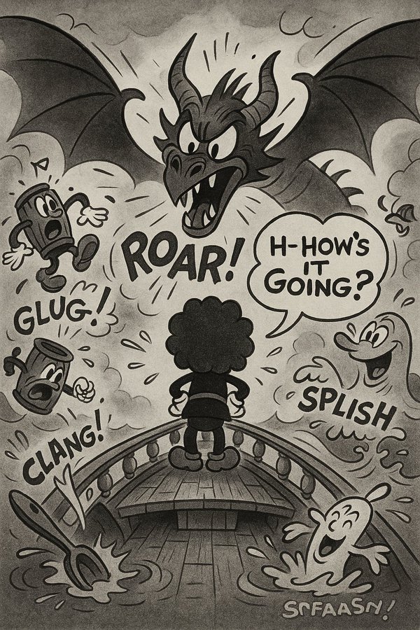 UI Mockup - 1930s Fleischer Studio Style Animation