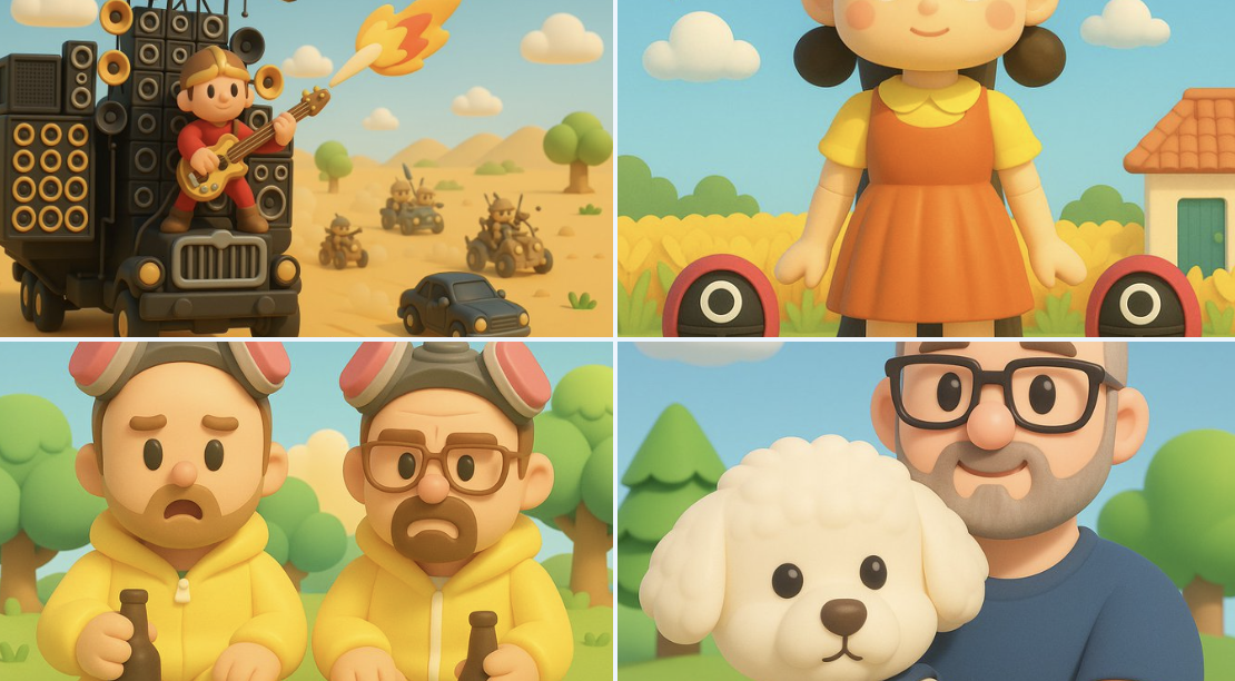 Illustration - Nintendo style 3D cartoon illustration