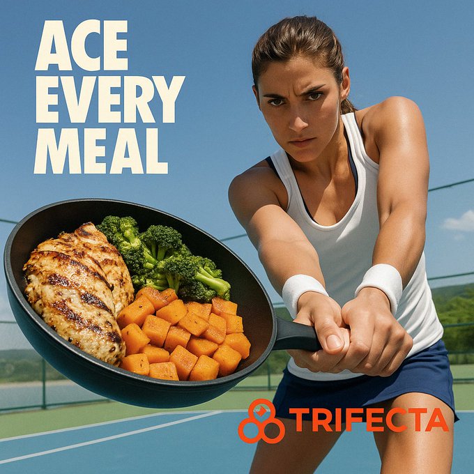 Awesome GPT4o/GPT-4o Image Prompts-食物与运动结合的广告