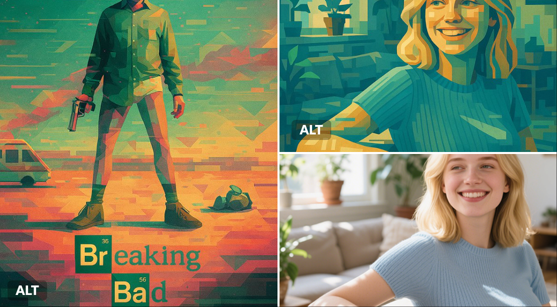 Awesome GPT4o/GPT-4o Image Prompts-超现实几何艺术风格的数字插画