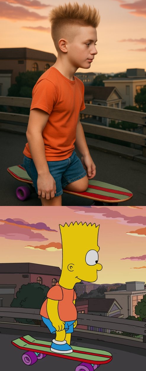 Awesome GPT4o/GPT-4o Image Prompts-卡通角色转换成超写实人类