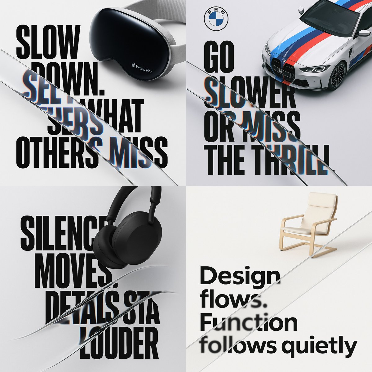 Glass deformation poster - GPT4o Image Prompts