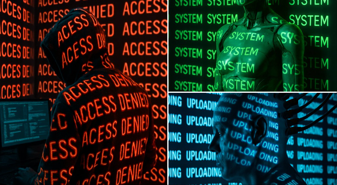 Infinite reflection of one word - GPT4o Image Prompts