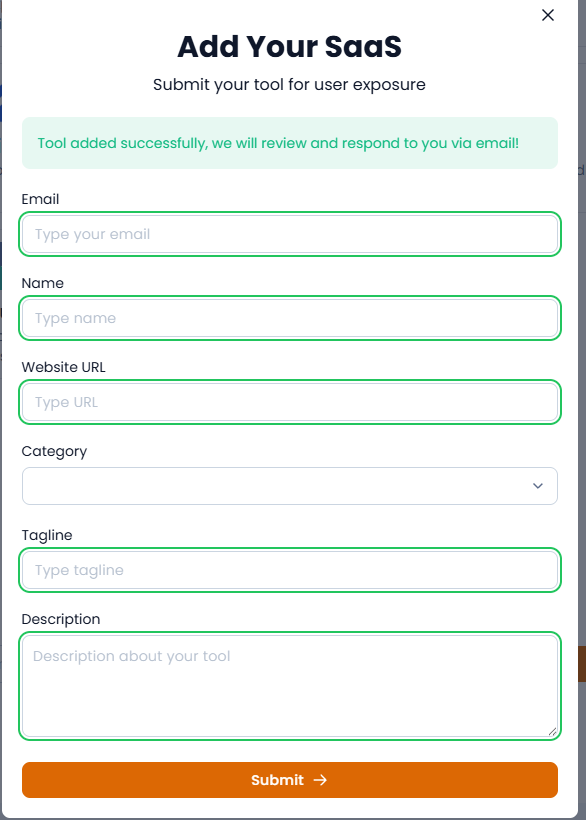 Submission step 5