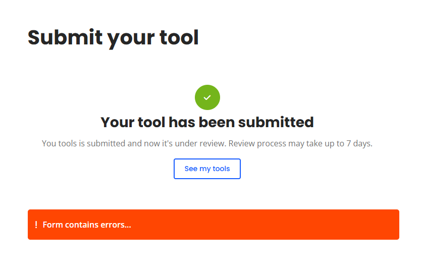 Submission step 6