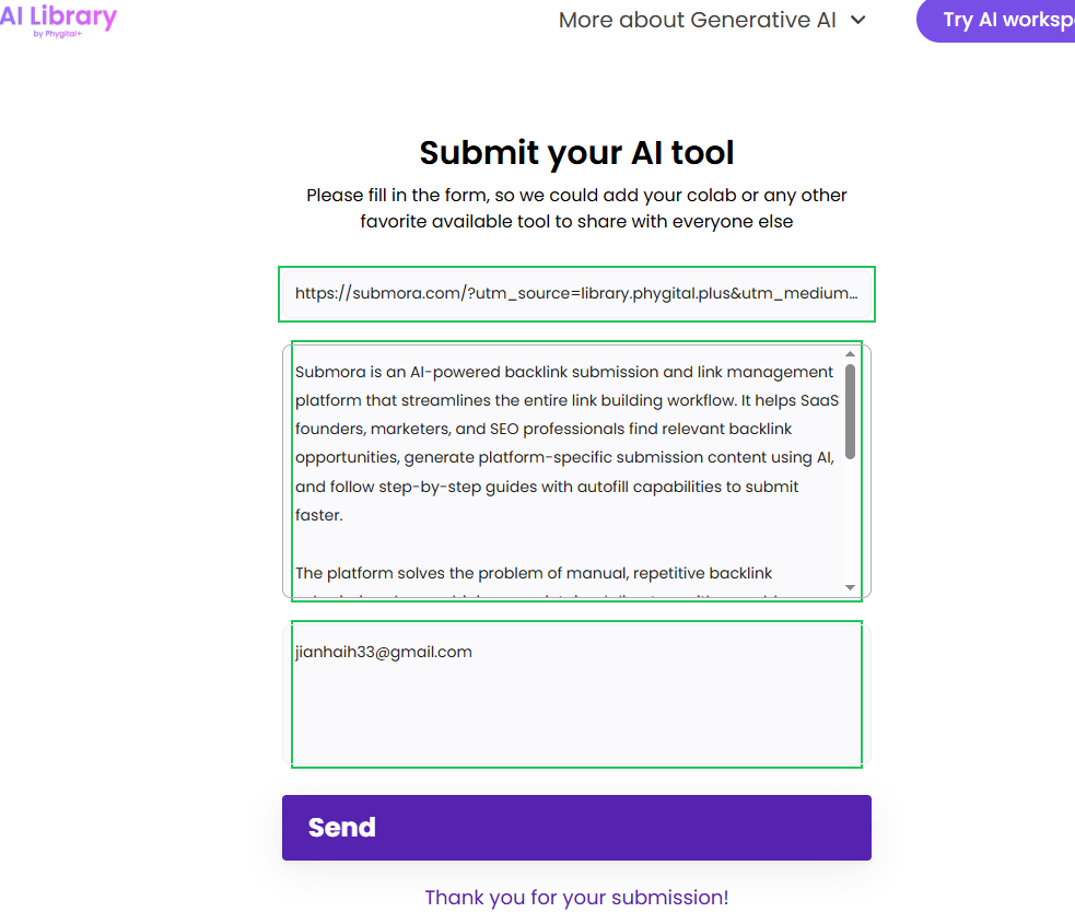 Submission step 5