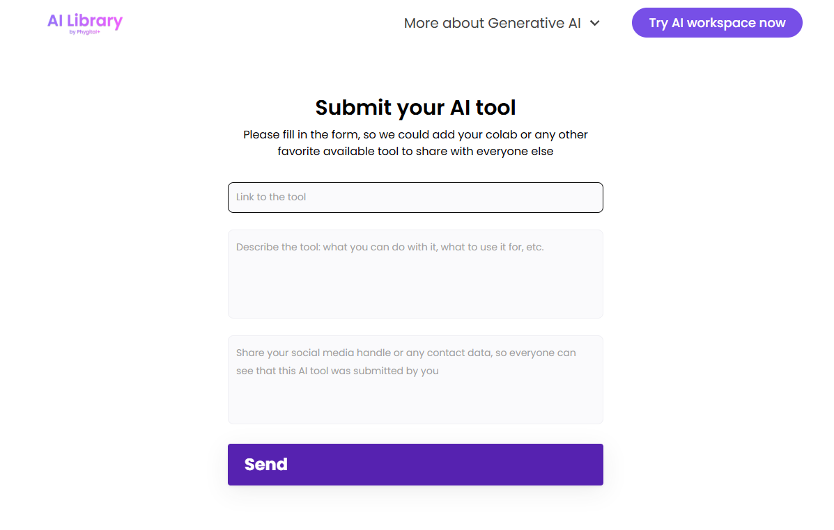 Submission step 1