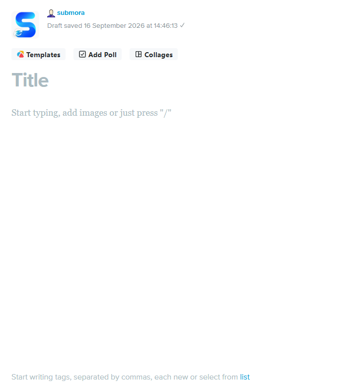Submission step 3