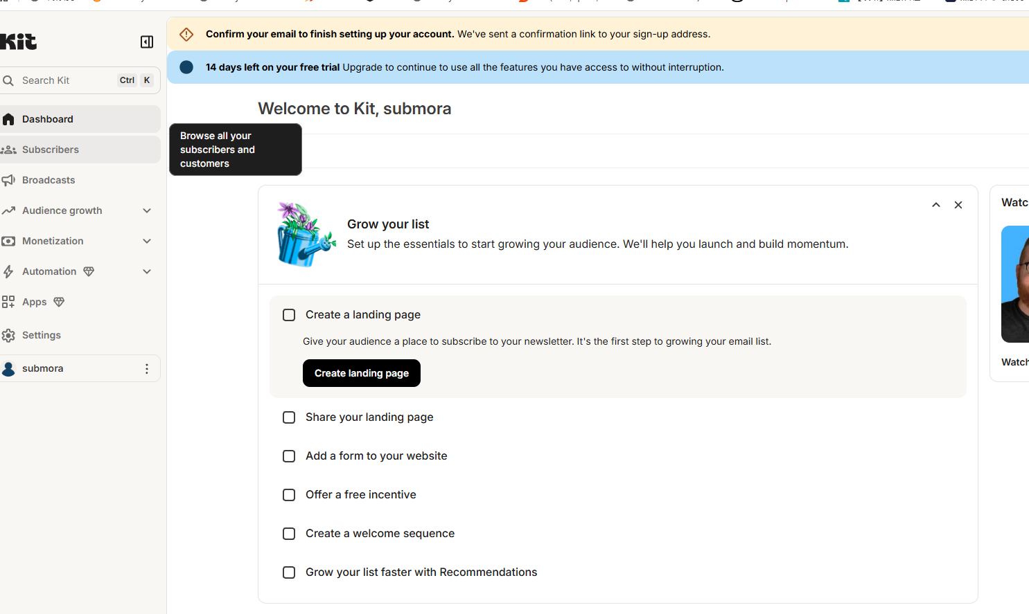Submission step 2